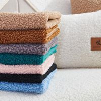 Wholesale Chair Covers Solid Color Thicken Lambswool Sofa Towel Anti slip Couch Cover Soft Bay Window Floor Mat Plush For Living Room