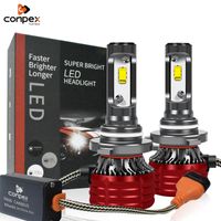 Wholesale Car Headlights Conpex Headlamp Bulb H7 Led Auto Canbus H4 H1 H11 H3 H8 v v W High Low Beam Headlight Fog Lights