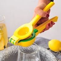 Wholesale Kitchen Tools Metal Lemon Squeezer Hend Held Double Bowl Manual Orange Citrus Press Juicer Squeeze