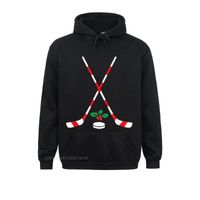 Wholesale Men s Hoodies Sweatshirts Ice Hockey Christmas Candy Cane Hooded Pullover Geek Autumn For Funny Hip Hop