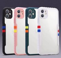 Wholesale Back Transparent Acrylic Shockproof Cover Cases With Lens Protect Running Shoes Style for iPhone X XS XR Pro Max Protective Case