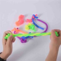 Wholesale Children s Candy Colors Creative Fidget Sensory Toy Game Noodle Rope Stress Reliever Vent Decompression Pull Ropes Anxiety Relief Toys Board G783WPN