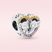 Wholesale 925 silver charm lion king charm bead Pumbaa bead Fit Original Pandora bracelet women jewelry gift