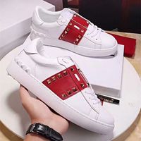 Wholesale 2022 Top Quality Mens Womens Casual Shoes Fashion White Leather Pelle Appartamento Dress Party Dimensione EUR