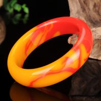 Wholesale Genuine Natural Color Jade Bangle Red Yellow Bracelet Charm Jewellery Fashion Accessories Carved Amulet Gifts for Women Her Men