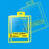 Wholesale Gift Wrap Yellow Clear Inch PVC Plastic Retail Package Packing Box For Ipad Case Air Leather
