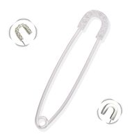 Wholesale Safety Pin Brooch Decorative Pins for Brides Wedding Bouquet Charm Hanging Approx Lead Nickel Free DIY Jewelry Making Supply