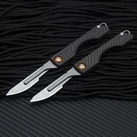 Wholesale Utility with Pocket Folding Fiber Knife Great Carbon Replacement Handle Scalpel Portable Cutter Blade Outdoor ED Fcviv