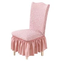 Wholesale Chair Covers Stretch Cover Furniture Protector Spandex With Skirt Pleated Ruffled Lycra Party El Decoration