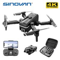 Wholesale Sinovan RC Helicopters G k HD Camera Mini Remot Control Airplanes Wifi GPS System axis Gyroscope Foldable RC Drone Gifts