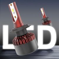 Wholesale Car Headlights Pair High Beam H1 H7 H11 Low LM LED Headlight Bulbs Combo Package CREE Chips Easy Installation
