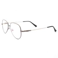 Wholesale The new memory metal full frame business can be equipped with color change and anti blue light finished myopia glasses