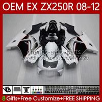 Wholesale OEM Body For KAWASAKI NINJA EX250 ZX250 R EX ZX R ZX R No EX ZX250R EX250R Injection Fairing glossy white
