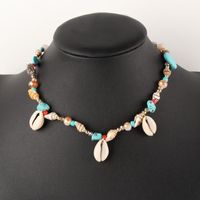 Wholesale Women Jewelry Conch Seashell Necklace Handmade Summer Beach Shell Bohemian Collar Choker Bangle