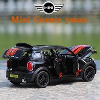 Wholesale 1 Toy Car Mini Countryman Diecast Alloy Metal Car Model for MINI Coopers Model Pull Back Car Toy Vehicles Miniature Scale