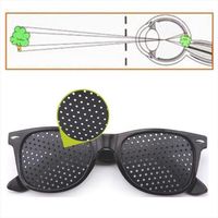 Wholesale Vision Care Pin Hole Sunglasses Men Women Anti Myopia Pinhole Glasses Eye Exercise Improve Eyesight Natural Healing Goggles