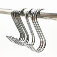 Wholesale S Hooks Pan Pot Holder Rack Hooks Hanging Hangers S Shaped Hooks for Kitchenware Pots Utensils Clothes Bags Towels Plants MY inf0249 S2