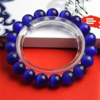 Wholesale Beaded Strands mm Multicolor Opal High Quality Orange Gems Cat s Eye Bracelets For Women Natural Deep Stone Bracelet