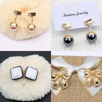 Wholesale 18K Gold Plated Fashion Designers Letters Stud Earrings Luxury Brand Charm Women Silver Crystal Rhinestone Pearl Earring for Wedding Party Jewerlry Accessories