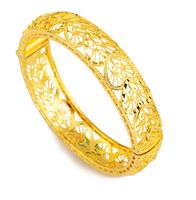 Wholesale 24k Gold Bracelets for Women Designer Jewelry Charm kids Bracelet Dubai Bride Wedding Ethiopian Bracelet Africa Bangles