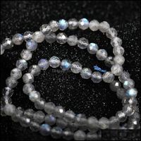 Wholesale Labradorite Loose Beads Pick Size M Mm Faceted Moonston Bead High Quality Natural Stone Strand Charm Diy Bracelets Jewelry Drop D