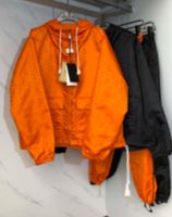 Wholesale 2021 New winter mens jacket fashion Jacquard nylon couple Thin men and women Men S Clothing Jackets black orange