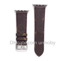 Wholesale men s and women s designer Watch Strap mm mm mm mm Watch Band for iwatch Leather Fashion Stripes watchband drop shipping