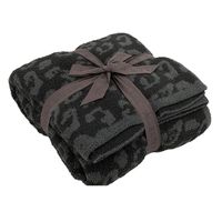 Wholesale Classic Leopard Wool Plush Blanket Sofa Warm Knee Throw Blankets Couch Cover Bed Quilt Sheet Room Decoration Gift For Autumn Winter