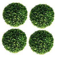Wholesale Decorative Flowers Wreaths Cm Artificial Grass Topiary Balls Out Indoor Hanging Ball For Wedding Party Diy El Home Yard Garden Deco
