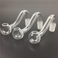 Wholesale Glass Oil Burner Pipe Water Pipes For Smoking Clear Handmade Hookahs Tobacco Bowls
