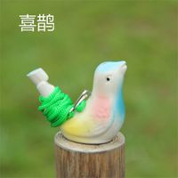 Wholesale Creative Water Bird Whistle Clay Birds Ceramic Glazed Song Chirps Bathtime Kids Toys Gift Christmas Party Favor V2