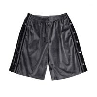 Wholesale Menswear Open Leg Casual Shorts Men s Fashion Brand Contrast Stitching Capris Streetwear Hip Hop Loose Short Pants