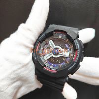 Wholesale 2021 Hot model waterproof men s wristwatch Sport dual display GMT Digital LED reloj hombre Army Military watch relogio masculino double color band