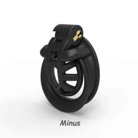 Wholesale NXY Cockrings d Printed Minus plus Cage Male Chastity Device Double arc Cuff Penis Ring Cock Belt Adult Sex Toys for Couples