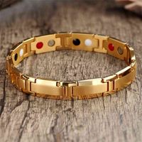 Wholesale Brand Bracelet Magnetic Health s Bangles L Stainless Steel Energy Healthy For Women Men Chain Jewelry