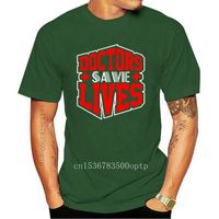 Wholesale Men s T Shirts Doctors Save Lives Professional T Shirt Create Short Sleeve S XXXL Gents Cute Breathable Spring