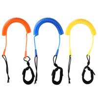 Wholesale Kayak Paddleboarding Surfboards Leashes Leg Rope Meter Feet Coiled Leash Stand Up Paddle Board Surfboard Surfing Accessories