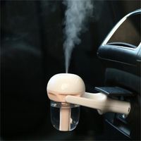Wholesale USB Cars Plug Humidifier Fresh Refreshing Fragrance Ehicular Essential Oil Ultrasonic Humidifier Aroma mist Diffuser