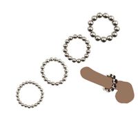 Wholesale Nxy Cockrings Large Metal Strong Magnetic Breast Beads Nipple Clamps Clips Cock Ring Ball Lock Stretcher Scrotum Bondage Sex Toys Female Male