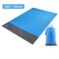 Wholesale Carpets Waterproof Pocket Beach Blanket Foldable Camping Mat Mattress Portable Lightweight Outdoor Picnic Anchor Wind Prevent Sand