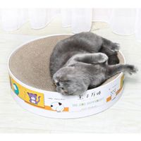 Wholesale Cat Beds Furniture Bowl Type Board Nail Scraper Mat Bed Toy Cats Scratcher Corrugated Paper Kitten Pad Rest Pet Supplies Favorite