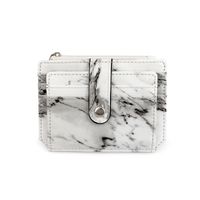 Wholesale Marble Texture Card Holder Short White Small Multi card Card Bag Business Pocket Slim Thin ID Credit Card Money Holder Wallet