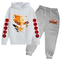 Wholesale Cartoon Naruto Baby Clothes Sets Children Years Fashion Anime suit Boys Tracksuits Kids Sport Suits Hoodies Pants Set