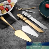 Wholesale 1PC Personalized Pastry Tools Stainless Steel wedding gold Pizza Knife knife Accessories Tool set Baking cake fashion rose Y1V9