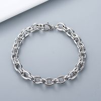 Wholesale 75 Off Factory Store Jewelry Sale Croson silver hip hop Bracelet Valentine s Day gift straight Online Sale
