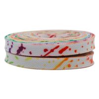Wholesale Cool mm Printed abstract painting Shoe Laces cm Silk Printing Bootlaces Colorful Shoelace Latchet