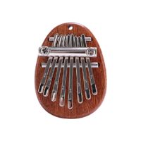 Wholesale 8 Key Mini Wood Crystal Thumb Piano Finger Percussion Instrument Pocket Keyboard Portable Thumb Piano Children s Holiday Gift