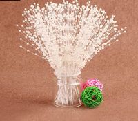 Wholesale Hot Sale mm Handmade Pearl Beaded Stem Jewelry Accessories DIY Wedding Flowers Small Craft Flowers