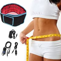 Wholesale Amazon sells well Led Slimming Waist Belts Pain Relief Red Light Infrared Physical Therapy Belt LLLT Lipolysis Body Shaping Sculpting nm nm Lipo Laser