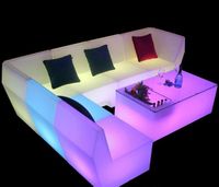 Wholesale New LED light sofa coffee table combination bar club KTV room card seat table and chair creative personality furniture counter chair